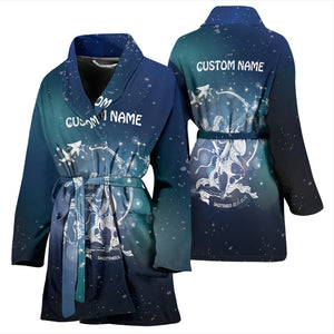 Sagittarius Women's Personalized Bath Robe Sleepwear Wrapper Birthday Christmas Gift