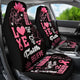 Breast Cancer Awareness Pink Girl - Car Seat Covers - Set of 2