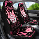 Breast Cancer Awareness Fighting Girl - Car Seat Covers - Set of 2
