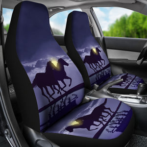 Horse - Night Car Seat Cover (Set of 2)