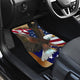 USA Flag Eagle Bird - Universal Front Car Mats Gift (Set Of 2)