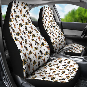 German Shepherd Dog Pattern Car Seat Covers (Set of 2)
