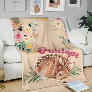 Blanket-Baby deer