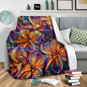 Bold Floral Beach Blanket Camping Picnic Portable Outdoor Blanket