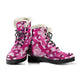 Breast Cancer Awareness Leather Boots