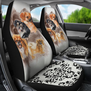 Tibetan Dog - Car Seat Covers (Set of 2)