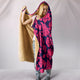 Pink Lotus Flower Hooded Blanket