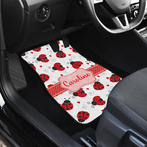 Personalized Ladybug Car Mats (Set Of 4) - Caroline