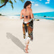 Butterfly and Flowers Sarong Scarf Blanket, Butterfly Lover Gift, Pretty Butterfly Beach Cover Up, Beach Sarong Skirt Dress - Freedom Look