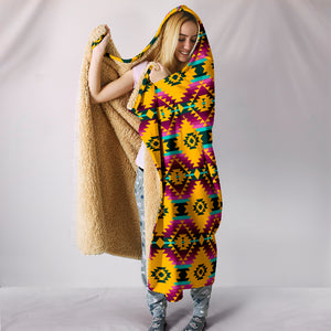 Cree Confederacy Summer Gathering Hooded Blanket