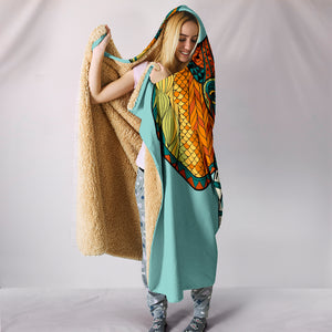 Mandala Elephant Head Hooded Blanket