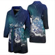 Aquarius Men's Horoscope Bath Robe Housecoat Wrapper for Birthday Christmas Gift