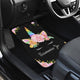 Sammie Jo - Personalized Unicorn Front And Back Car Mats (Set Of 4)