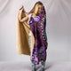 Purple Peace Mandala - Cozy Warm Hooded Blanket