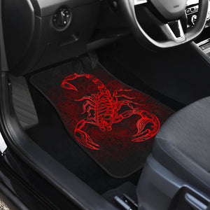 Red Scorpio Front And Back Car Mats (Set Of 4)
