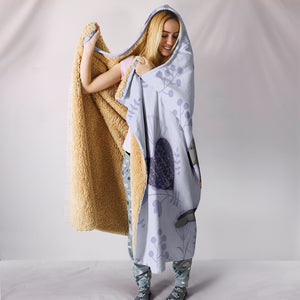 Great Dane Cozy Warm Hooded Sherpa And Microfiber Blanket With Hood
