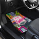 Camping Hiking Mountains - Pink Front Car Mats Protection (Set of 2)
