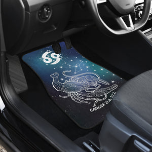 Cancer Horoscope Zodiac Front And Back Car Mats (Set Of 4)