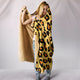 Chic Leopard Printed Hooded Blankets