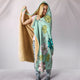 Peace Lotus Dragonfly Hooded Blanket