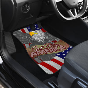 USA Eagle Bird - Universal Front and Back Car Mats Gift (Set of 2 or 4)