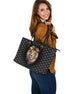 Lion Large Leather Tote