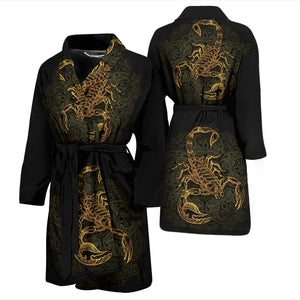 Golden Scorpio Men's Bath Robe - Freedom Look