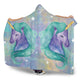 Watercolor Unicorns Hooded Blanket