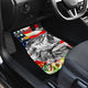 Fishing Big Fish US Flag - Front and Back Car Mats Gift (Set or 4)