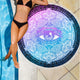 Lotus Eye Beach Camping Picnic Portable Outdoor Blanket