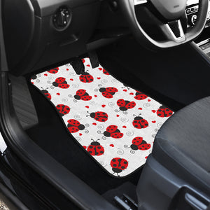 Ladybug Love Front Car Mats (Set Of 2) - Freedom Look