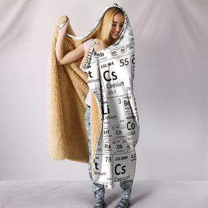 Chemist Chemistry - Cozy Warm Hooded Sherpa And Microfiber Blanket With Hood