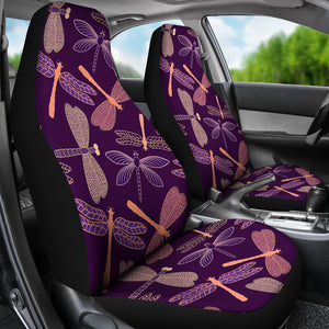 Dragonfly Violet Car Seat Covers - Freedom Look