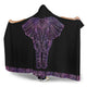 Eyes of an Elephant Hooded Blanket