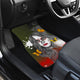 Sugar Skull Orange Butterfly - Universal Front Car Mats Gift (Set of 2 or 4)