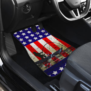 Fishing Boat Big Fish - Universal Front and Back Car Mats Gift (Set of 2 or 4)