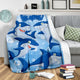 Personalized Shark Premium Blanket - Mylo Ray