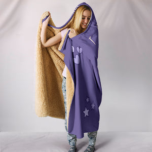 Funny Cat - Cozy Warm Hooded Sherpa And Microfiber Blanket With Hood