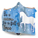 Be A Unicorn Hooded Blanket