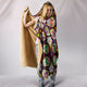 Colorful Sugar Skulls - Cozy Warm Hooded Sherpa And Microfiber Blanket With Hood