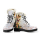 Multiple Butterflies Butterfly Faux Fur Leather Boots