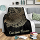 Personalized Premium Turtle Blanket