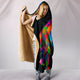 Wooly Mammoth Cozy Warm Hooded Sherpa And Microfiber Blanket With Hood