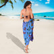 Butterflies Sarong Scarf Blanket, Butterfly Lover Gift, Pretty Butterfly Beach Wrap Cover Up, Lightweight Beach Sarong Skirt Dress - Freedom Look