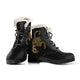 Scorpio Zodiac (Scorpion) Faux Fur Leather Boots