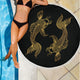 Fishes Pisces Zodiac Beach Blanket - Freedom Look