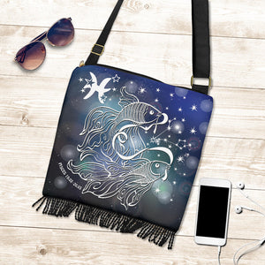 Pices Horscope Boho Bag for Birthday Christmas Gift