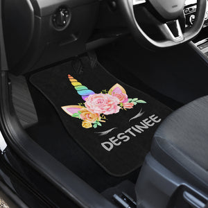 DESTINEE - Unicorn Front Car Mats (Set Of 2)