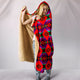 Cree Confederacy Chicken Dance Hooded Blanket