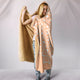 Peach Mandala Hooded Blanket
